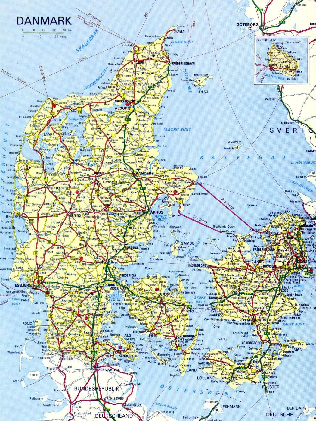Kaart üksikasjalikud taani
