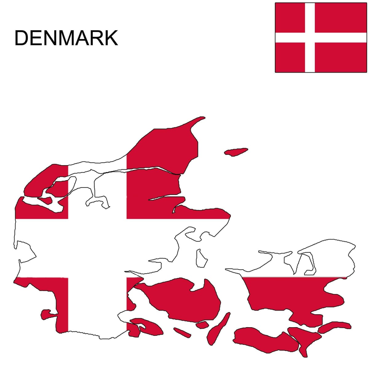 Kaart taani lipp