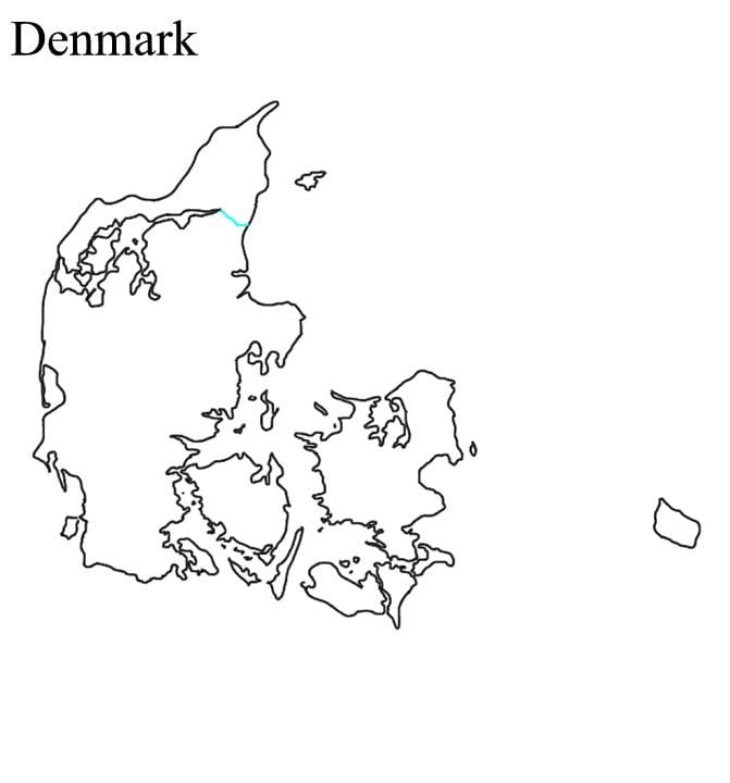 tühi kaart, taani