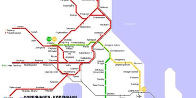 Kaart taani metro 
